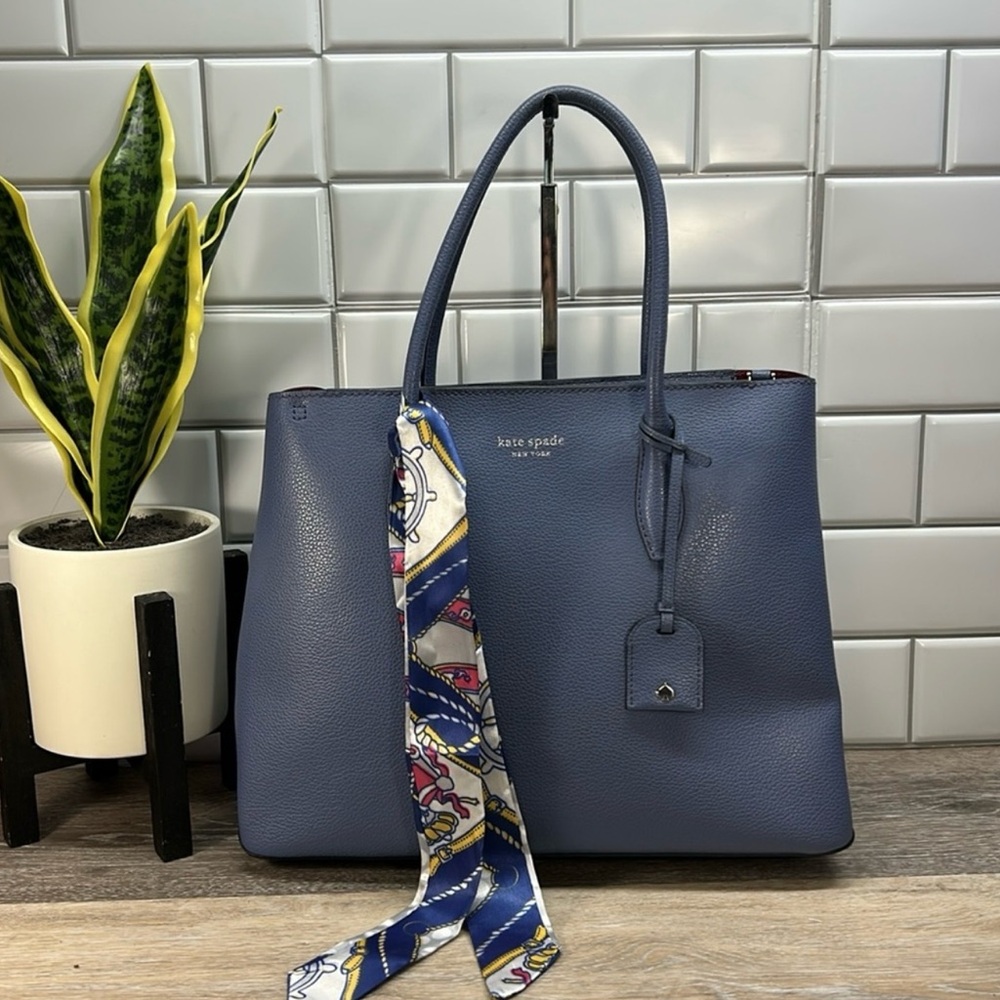 Kate Spade Eva Satchel in Blue! Preowned! Very Gently Used!!